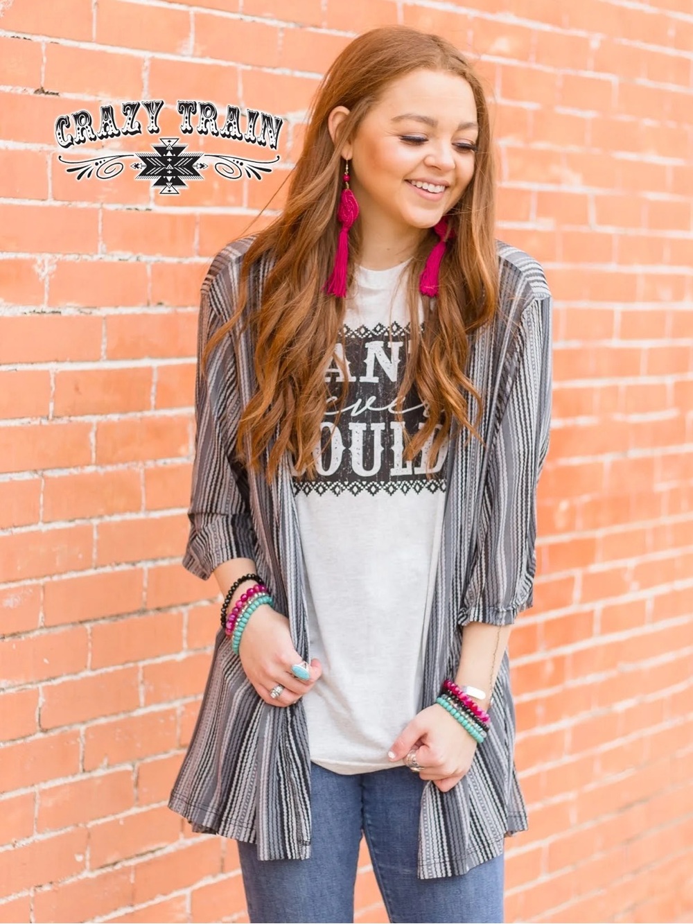 One Size Beaumont Black Serape Sheer Kimono